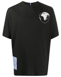 T-shirt girocollo stampata nera di McQ