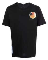 T-shirt girocollo stampata nera di McQ