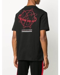 T-shirt girocollo stampata nera di Michael Kors