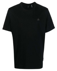 T-shirt girocollo stampata nera di Moose Knuckles