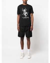 T-shirt girocollo stampata nera di WESTFALL
