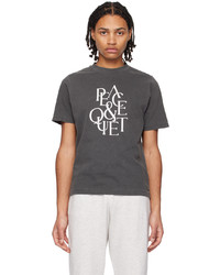T-shirt girocollo stampata nera di Museum of Peace & Quiet