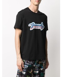 T-shirt girocollo stampata nera di Givenchy