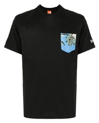 T-shirt girocollo stampata nera di New Era Cap