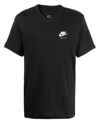 T-shirt girocollo stampata nera di Nike