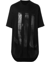 T-shirt girocollo stampata nera di Niløs