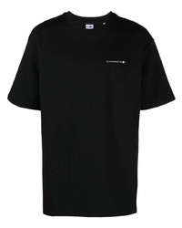 T-shirt girocollo stampata nera di Nn07