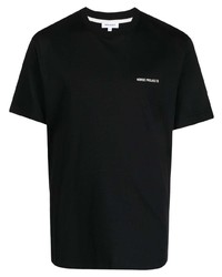 T-shirt girocollo stampata nera di Norse Projects