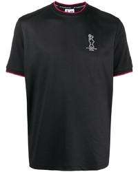 T-shirt girocollo stampata nera di North Sails x Prada Cup