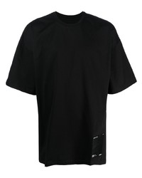 T-shirt girocollo stampata nera di Oamc