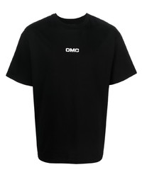 T-shirt girocollo stampata nera di Omc