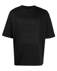 T-shirt girocollo stampata nera di Opening Ceremony