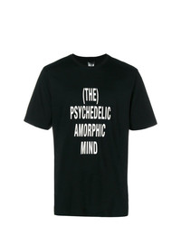 T-shirt girocollo stampata nera di P.A.M.