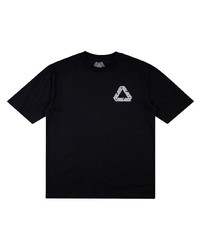 T-shirt girocollo stampata nera di Palace