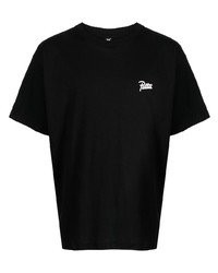 T-shirt girocollo stampata nera di PATTA