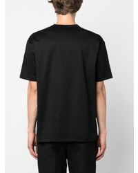 T-shirt girocollo stampata nera di Junya Watanabe