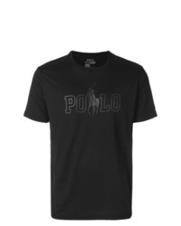 T-shirt girocollo stampata nera di Polo Ralph Lauren
