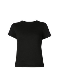 T-shirt girocollo stampata nera di Proenza Schouler