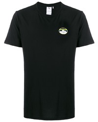 T-shirt girocollo stampata nera di Puma