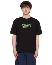 T-shirt girocollo stampata nera di Rassvet