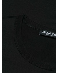 T-shirt girocollo stampata nera di Dolce & Gabbana