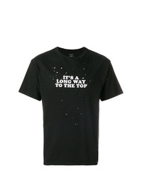 T-shirt girocollo stampata nera di Satisfy
