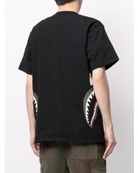 T-shirt girocollo stampata nera di A Bathing Ape