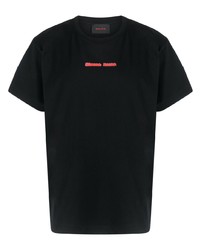 T-shirt girocollo stampata nera di Simone Rocha