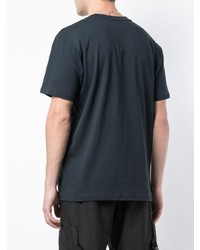 T-shirt girocollo stampata nera di R13