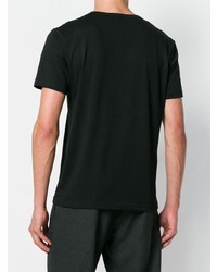 T-shirt girocollo stampata nera di Societe Anonyme