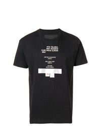 T-shirt girocollo stampata nera di Sold Out Frvr