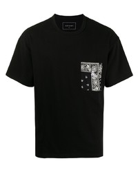 T-shirt girocollo stampata nera di Sophnet.