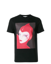 T-shirt girocollo stampata nera di Stella McCartney