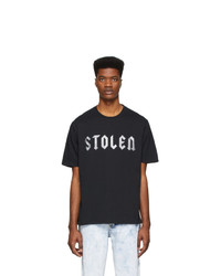 T-shirt girocollo stampata nera di Stolen Girlfriends Club