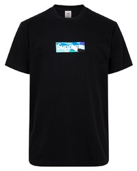 T-shirt girocollo stampata nera di Supreme