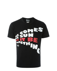 T-shirt girocollo stampata nera di The Beatles X Comme Des Garçons