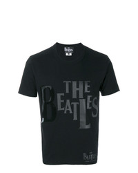 T-shirt girocollo stampata nera di The Beatles X Comme Des Garçons
