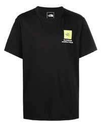 T-shirt girocollo stampata nera di The North Face