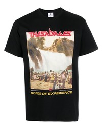 T-shirt girocollo stampata nera di The Salvages