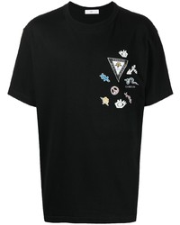 T-shirt girocollo stampata nera di Toga