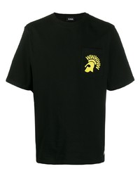 T-shirt girocollo stampata nera di U.P.W.W.