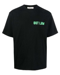 T-shirt girocollo stampata nera di UNDERCOVE