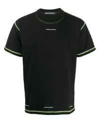 T-shirt girocollo stampata nera di United Standard