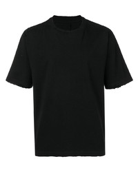 T-shirt girocollo stampata nera di Unravel Project