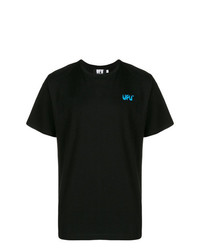T-shirt girocollo stampata nera di Used Future