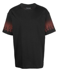 T-shirt girocollo stampata nera di VISION OF SUPE