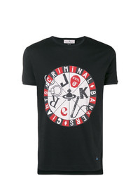 T-shirt girocollo stampata nera di Vivienne Westwood MAN