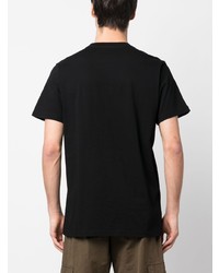 T-shirt girocollo stampata nera di Maharishi
