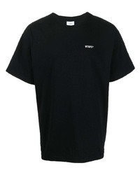 T-shirt girocollo stampata nera di WTAPS
