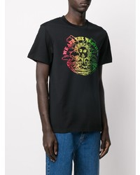 T-shirt girocollo stampata nera di Stella McCartney